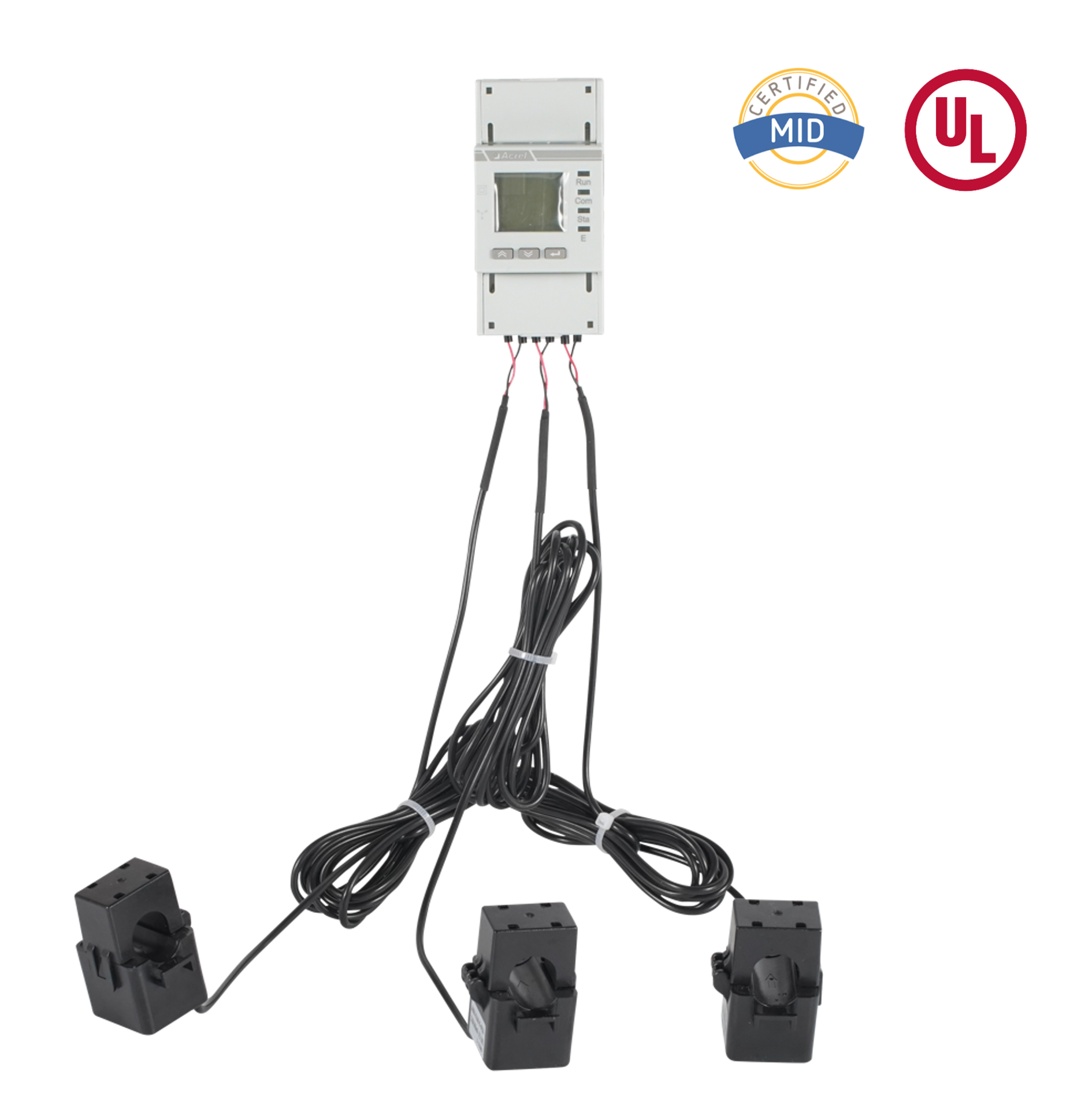 UL-sertifioitu AC kolmivaiheinen energiamittari split Core CT:illä