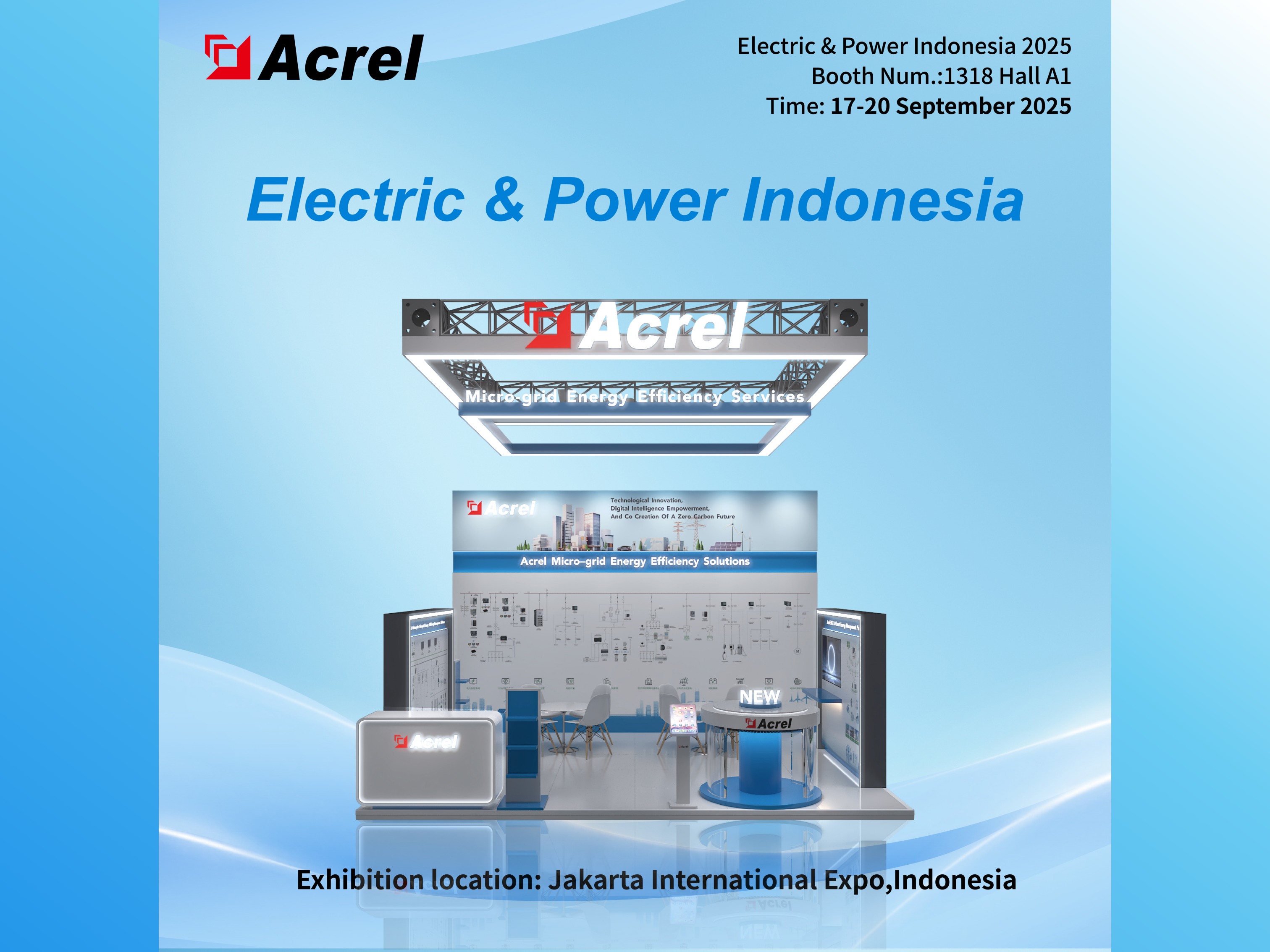Acrel esittelee edistyneitä energianhallintaratkaisuja Electric & Power Indonesiassa 2025